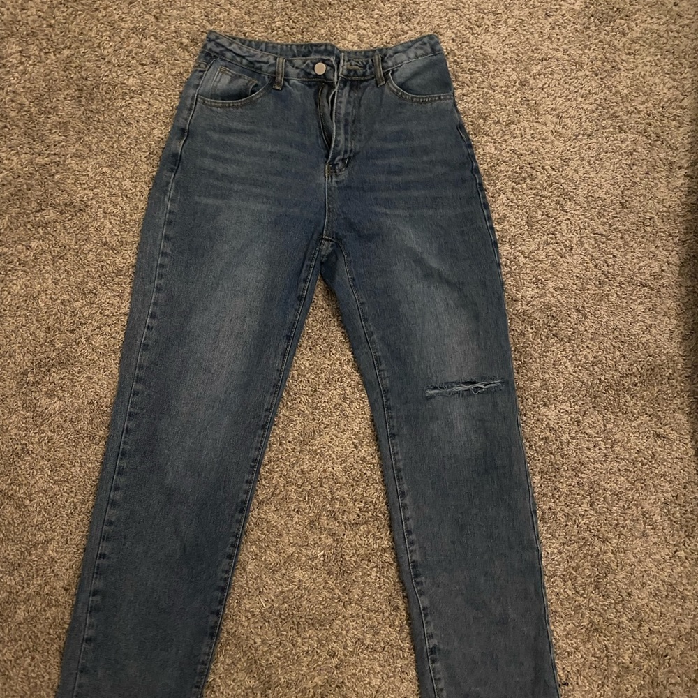Baggy Blue Jeans Size S Shein